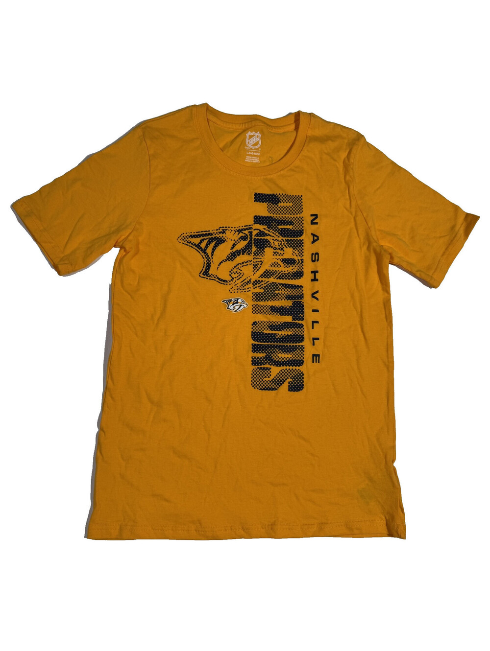 Nashville Predators T Shirt Youth L 14/16 NHL NWT NEW